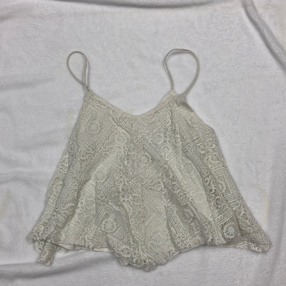 Lace tank top